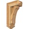 Ekena Millwork Legacy Arts and Crafts Rough Sawn Bracket w/ Offset Brace, Western Red Cedar, 6"W x 14"D x 22"H BKT0604X14X22LEC03RWR - alternate 1